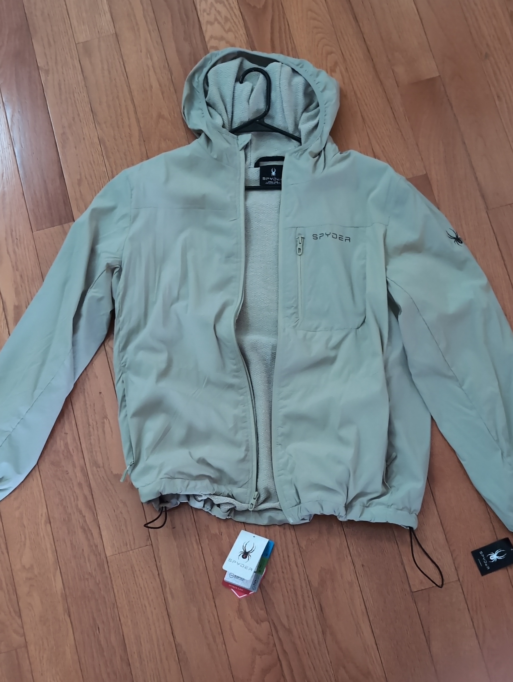 Spyder Light Stone Hooded Windbreaker Jacket